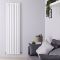 Radiateur design vertical – Blanc – 178 cm x 47,2 cm  – Rang simple – Vitality