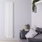 Radiateur design vertical – Blanc – 178 cm x 35,4 cm  – Rang simple – Vitality