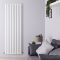 Radiateur design vertical – Blanc – 178 cm x 59 cm  – Rang simple – Vitality
