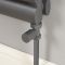 Robinets de radiateur droits - Anthracite