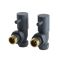 Robinets de radiateur d’angle modernes - Anthracite