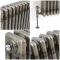 Radiateur style fonte rétro horizontal – Triple rang – Métal brut laqué – 30 cm x 78,5 cm - Windsor