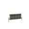 Radiateur style fonte rétro horizontal – Triple rang – Métal brut laqué – 30 cm x 78,5 cm - Windsor