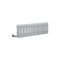 Radiateur électrique style fonte - Blanc - Triple rang - 101 cm x 30 cm - Choix de thermostat Wi-Fi - Windsor