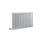 Radiateur électrique style fonte - Blanc - Double rang - 101 cm x 60 cm - Choix de thermostat Wi-Fi - Windsor