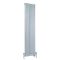 Radiateur vertical style fonte mixte – Blanc – 150 cm x 38 cm – Double rangs – Choix de robinets et de thermostat Wi-Fi – Windsor