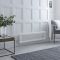 Radiateur électrique style fonte - Blanc - Double rang - 119 cm x 30 cm - Choix de thermostat Wi-Fi - Windsor