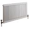 Radiateur style fonte rétro horizontal – Blanc - Double rang – Choix de tailles et de pieds - Windsor