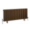 Radiateur rétro horizontal à triple rangs – Bronze métallisé – Choix de tailles - Windsor