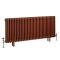 Radiateur rétro horizontal à triple rangs – Cuivre métallisé – Choix de tailles - Windsor