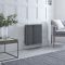 Radiateur style fonte horizontal – Anthracite – 60 cm x 60,5 cm – Quatre rangs – Windsor