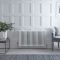 Radiateur style fonte horizontal - Blanc - Quatre rangs - 60 cm x 101 cm – Windsor
