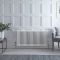 Radiateur style fonte horizontal - Blanc - Quatre rangs - 60 cm x 119,3 cm – Windsor