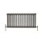 Radiateur style fonte rétro horizontal – Triple rang – Métal brut laqué – 50 cm x 119 cm - Windsor