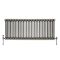 Radiateur style fonte rétro horizontal – Triple rang – Métal brut laqué – 50 cm x 141,5 cm - Windsor
