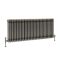 Radiateur style fonte rétro horizontal – Triple rang – Métal brut laqué – 50 cm x 141,5 cm - Windsor