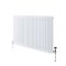 Radiateur style fonte horizontal – Blanc – 75 cm x 119 cm – Triple rangs – Windsor