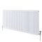 Radiateur style fonte horizontal – Blanc – 75 cm x 141,5 cm – Triple rangs – Windsor