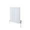 Radiateur style fonte horizontal - Blanc - Quatre rangs - 75 cm x 60,5 cm – Windsor