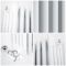 Radiateur style fonte horizontal - Blanc - Quatre rangs - 75 cm x 78,5 cm – Windsor