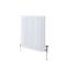 Radiateur style fonte horizontal - Blanc - Quatre rangs - 75 cm x 78,5 cm – Windsor