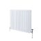 Radiateur style fonte horizontal - Blanc - Quatre rangs - 75 cm x 101 cm – Windsor
