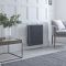 Radiateur style fonte électrique horizontal – Anthracite – Triple rang – Choix de tailles et de thermostat Wi-Fi – Windsor