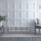Radiateur style fonte horizontal – Blanc – 30 cm x 119 cm – Triple rang – Windsor