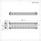 Radiateur style fonte horizontal - Blanc - Quatre rangs - 30 cm x 141,5 cm – Windsor
