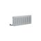 Radiateur style fonte électrique horizontal – Blanc – Triple rang – Choix de tailles et de thermostat Wi-Fi – Windsor