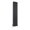 Windsor - Radiateur vertical traditionnel à quatre rangs 180 cm anthracite - Plusieurs largeurs disponibles