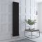 Radiateur style fonte rétro vertical - 180 cm – Noir - Triple rang – Choix de tailles et de pieds - Windsor