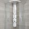 Colonne de douche thermostatique exposée – 3 fonctions – Douchette extractible – Chromé - Arcan