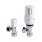 Robinet thermostatique de radiateur d'angle