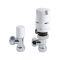 Robinets de radiateur d'angle thermostatique