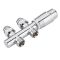 Robinet de radiateur thermostatique droit – Raccordement central - Choix d'adaptateurs