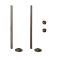 Gaine cache tuyauterie pour radiateur (lot de 2) - Laiton - Windsor