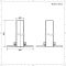 Gaine cache tuyauterie pour radiateur (lot de 2) - Laiton - Windsor