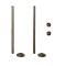 Robinet de radiateur d’angle thermostatique – Avec kit de tuyauterie – Laiton – Windsor
