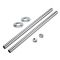 Gaine cache tuyauterie à finition chromée pour radiateur (lot de 2) - Windsor