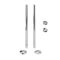 Gaine cache tuyauterie à finition chromée pour radiateur (lot de 2) - Windsor