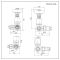 Robinets de radiateur d’angle thermostatique – Style rétro – Nickel satiné - Windsor