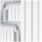 Radiateur design vertical - Blanc - 150 cm x 38,3 cm - Saffre