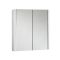 Armoire de toilette à miroir suspendu – Blanc – 65 cm x 60 cm - Cluo