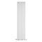 Radiateur design vertical – Blanc – 140 cm x 35,4 cm  – Rang simple – Vitality