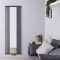 Lublin - Radiateur Vertical Design Gris Pierre Avec Miroir 170cm x 64cm
