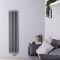 Radiateur design vertical – Argent – 172 cm x 39 cm – Tatra