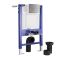 Pack WC suspendu - Avec bâti-support bas - Choix de plaque de déclenchement chasse d'eau - Halwell