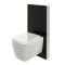 WC Milton avec meuble – 50 cm – Noir – Saru