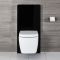 WC Milton avec meuble – 50 cm – Noir – Saru